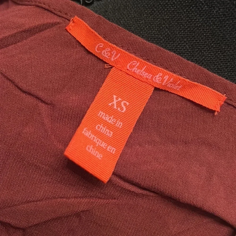 Red Chelsea & Violet Blouse